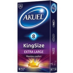 Akuel KingSize Extra Large 8 Condoms