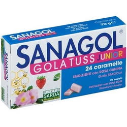 Sanagol Throat Tuss Junior Candy 70g