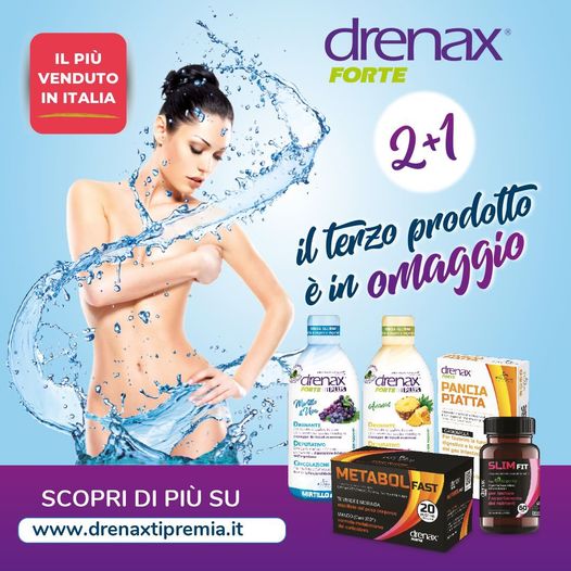 Tutta la linea Drenax in offerta su Farmamica.com