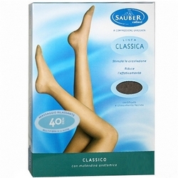 Sauber Tights Classic 40 Clear Size 4