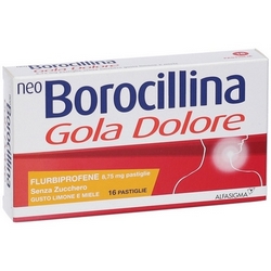 Neoborocillina Gola Dolore gusto Limone e Miele Pastiglie