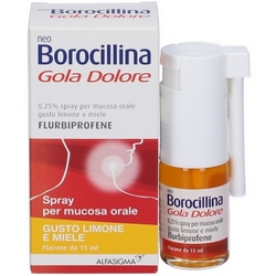 NeoBorocillina Gola Dolore gusto Limone e Miele Spray