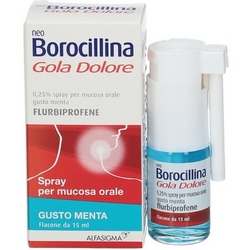 Neoborocillina Gola Dolore gusto Menta Spray