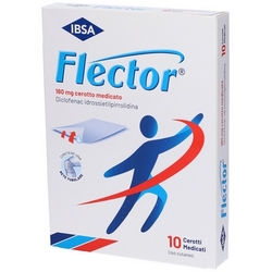 Flector Cerotti Medicati 10x180mg - Pagina prodotto: https://www.farmamica.com/store/dettview.php?id=10609