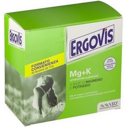 Ergovis Mg-K 30 Bustine 300g - Pagina prodotto: https://www.farmamica.com/store/dettview.php?id=10733