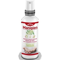 Sanavita Manigien Spray Gel Igienizzante Mani 25mL - Pagina prodotto: https://www.farmamica.com/store/dettview.php?id=11345