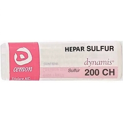 Hepar Sulfur 200CH Globuli CeMON - Pagina prodotto: https://www.farmamica.com/store/dettview.php?id=11489