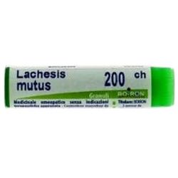 Lachesis Mutus 200CH Globuli - Pagina prodotto: https://www.farmamica.com/store/dettview.php?id=11585