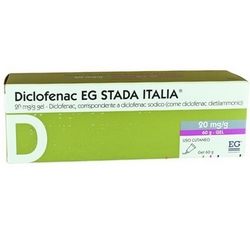 Diclofenac EG STADA Italia 20mg Gel 60g - Pagina prodotto: https://www.farmamica.com/store/dettview.php?id=12253