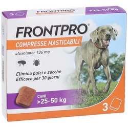 Frontpro Compresse Masticabili Cani da 25 a 50kg - Pagina prodotto: https://www.farmamica.com/store/dettview.php?id=12284