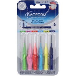 Emoform Scovolini Interdentali Mix 6Pz - Pagina prodotto: https://www.farmamica.com/store/dettview.php?id=12356