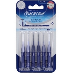 Emoform Interdental Brushes ISO 5 Blue - Product page: https://www.farmamica.com/store/dettview_l2.php?id=12362