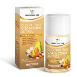 Olio Naturale Viso e Corpo Antipiol 100mL - Pagina prodotto: https://www.farmamica.com/store/dettview.php?id=12374