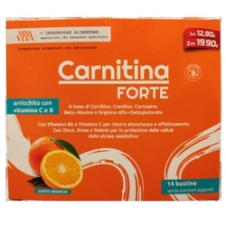 Sanavita Carnitina FORTE Bustine 49g - Pagina prodotto: https://www.farmamica.com/store/dettview.php?id=12396