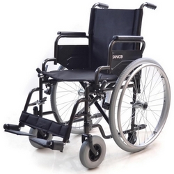 Sanico Standard Folding Wheelchair SA331 - Product page: https://www.farmamica.com/store/dettview_l2.php?id=12560