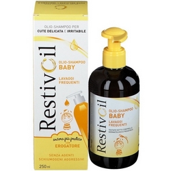 RestivOil Baby Oil-Shampoo 250mL - Product page: https://www.farmamica.com/store/dettview_l2.php?id=6717