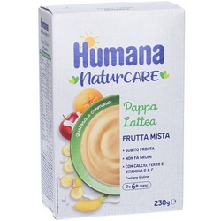 Humana Pappa Lattea Frutta Mista 230g - Pagina prodotto: https://www.farmamica.com/store/dettview.php?id=8351