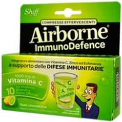 Airborne ImmunoDefence Compresse Effervescenti Limone-Lime 44g - Pagina prodotto: https://www.farmamica.com/store/dettview.php?id=9033