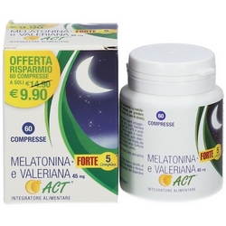 Melatonin Strong 5 Complex and Valerian ACT 45mg Tablets 11g - Product page: https://www.farmamica.com/store/dettview_l2.php?id=9483